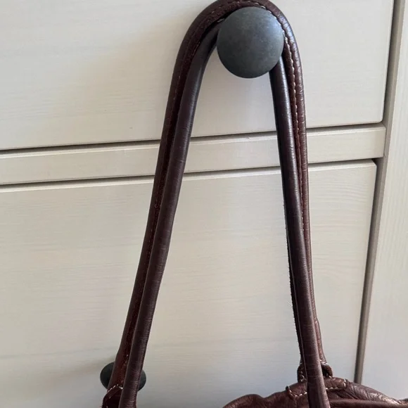 Sissi Rossi Brown Leather Tote Bag - Picture 3 of 16